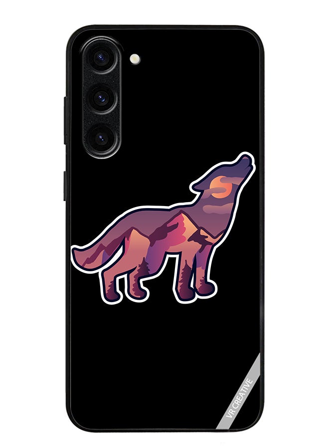VR CREATIVE Protective Case Cover For Samsung Galaxy S24 Wild Wolf Design Multicolour - Image 1