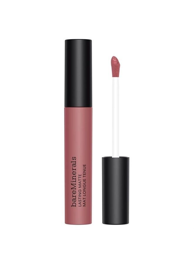 bareMinerals Mineralist Lasting Matte Liquid Lipstick for Women, Velvet Matte Finish, All-Day Wear, Weightless, Non-Drying Formula, Talc-Free Lipstick - Image 1
