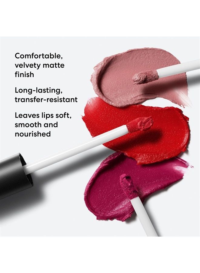 bareMinerals Mineralist Lasting Matte Liquid Lipstick for Women, Velvet Matte Finish, All-Day Wear, Weightless, Non-Drying Formula, Talc-Free Lipstick - Image 5