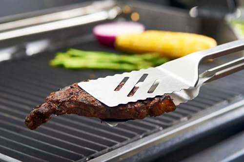 GrillPro 40240 16-Inch Stainless Steel Tong/Turner Combination, Silver - Image 3