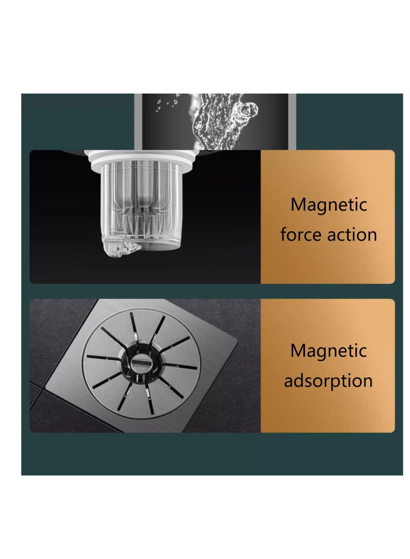 Excefore 2 Pack Drain Filter, Removable Filter Basket, Odor FreesUniversal Bathroom Sink Stopper, Suitable for Home, Hotels, Public Restrooms (Gray, Bright Silver) - Image 4