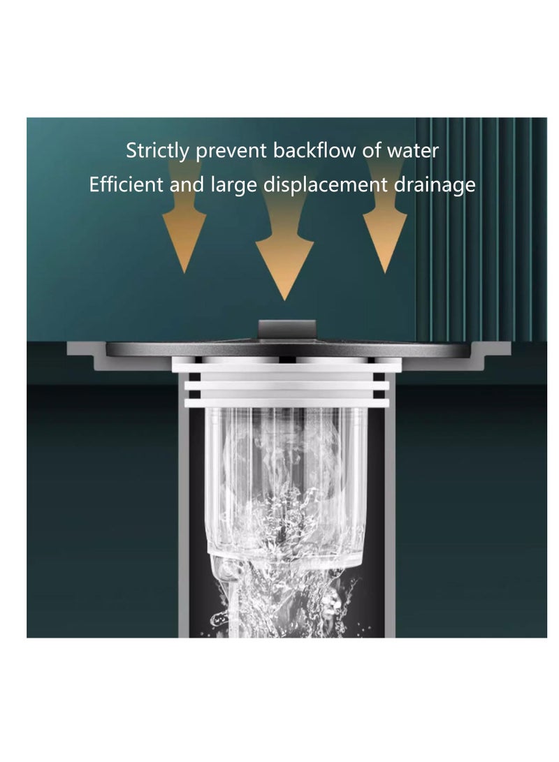 Excefore 2 Pack Drain Filter, Removable Filter Basket, Odor FreesUniversal Bathroom Sink Stopper, Suitable for Home, Hotels, Public Restrooms (Gray, Bright Silver) - Image 3