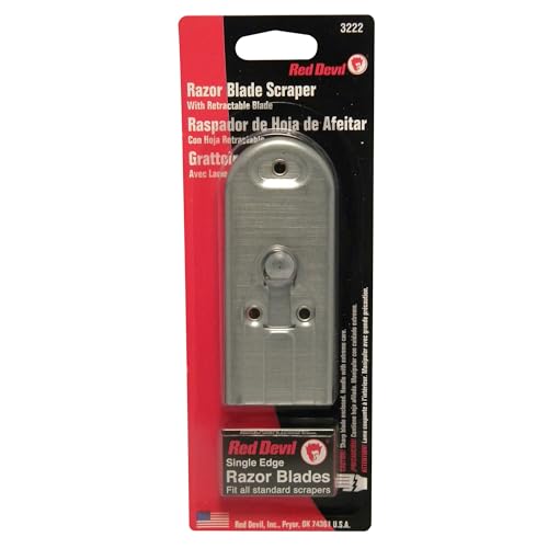 Red Devil 3222 Push/Pull Window Scraper - with 5 Blades - Image 1