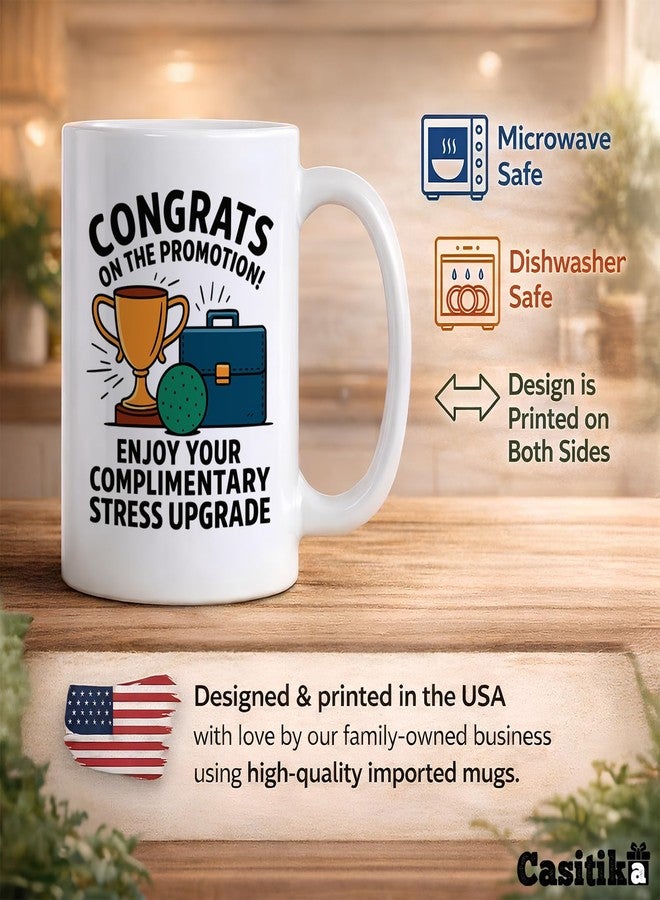 Casitika New Job Gifts For Women & Men. 11 Oz Promotion Congratulations Mug. Job Promotion Gift For Coworkers Leaving, Bosses, And Friends. - Image 3