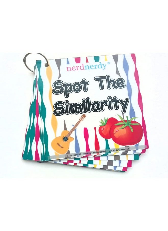 nerdnerdy NerdNerdy Spot The Similarity/Language Therapy Toys/Picture Cards for Kids Speech Therapy/up to 3 to 7 Years  - Image 1