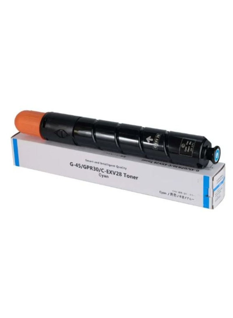 Compatible Toner Cartridge for GPR 30 CEXV28/NPG45 IRC5045/5051/5250 (CYAN) - Image 2