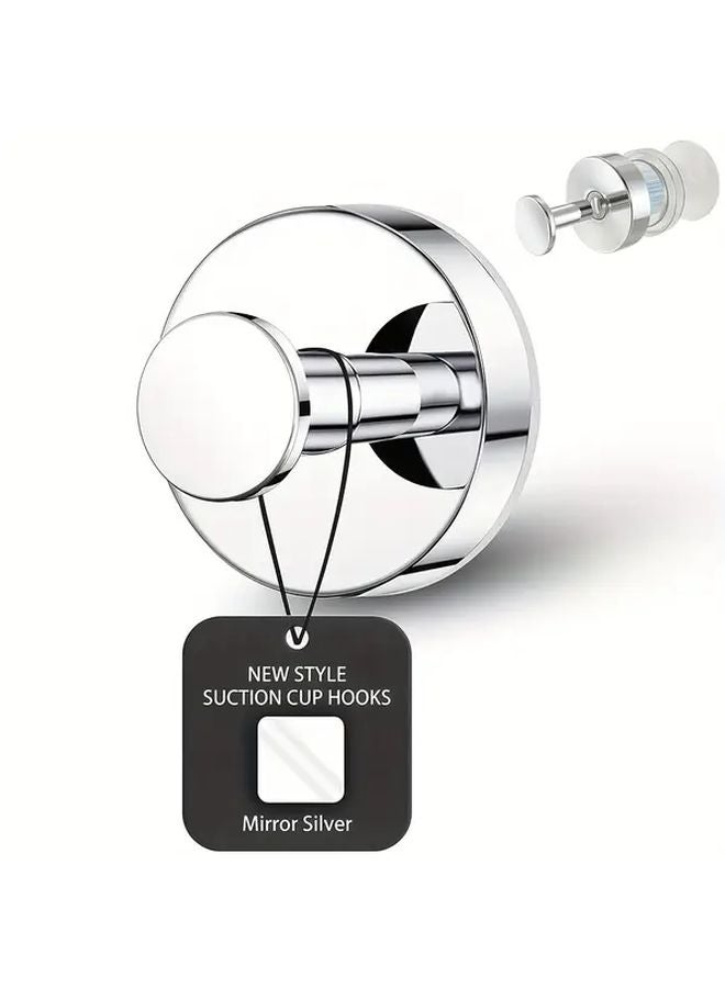 Strong Suction Cup Hook Bright Colors Shower Bathroom Kitchen Wall Mount Towel Holder - Image 1