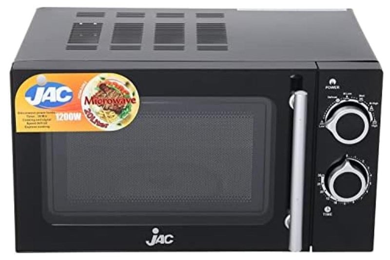 جاك ميكرويف 20لتر تسخين سريع لون اسود من جاك - Image 1