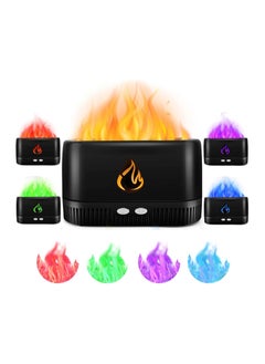 zenvo X Diffuser for Home 200ml Flame Aromatherapy Diffuser Essential Electric Humidifier for Room Aroma Oil Air Diffuser Mist Diffuser with 7 LED Light USB Powered  - Image 1
