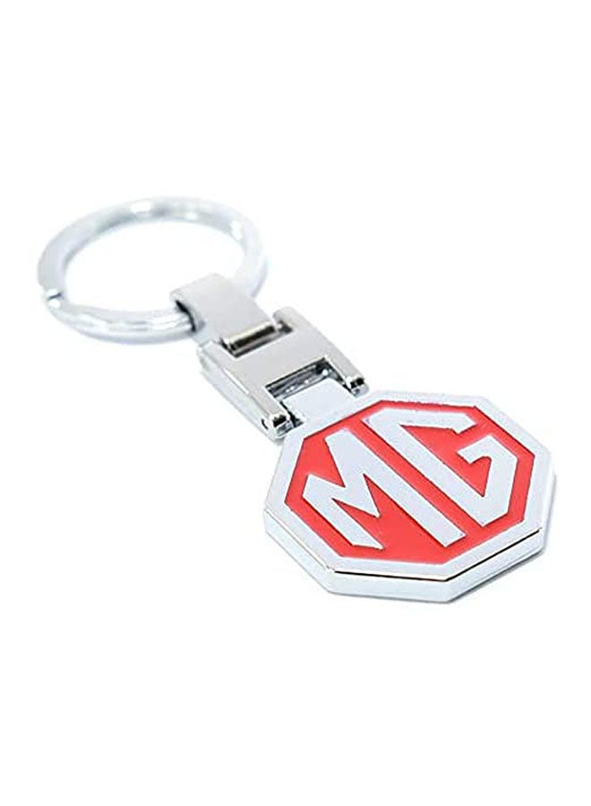 NIBEMINENT Mg Car Keychain Double Faced Logo Key Chain