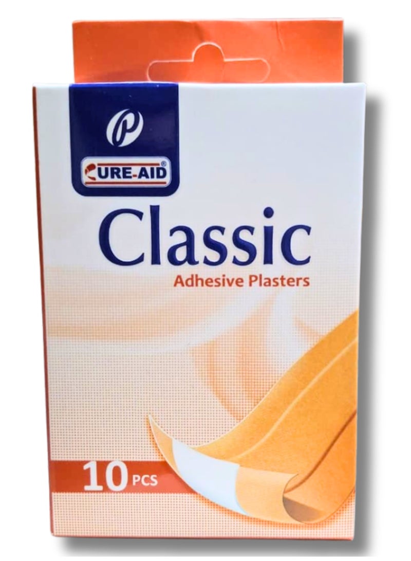 Cure aid Classic Plasters - 6x10cm 10pcs - Image 1