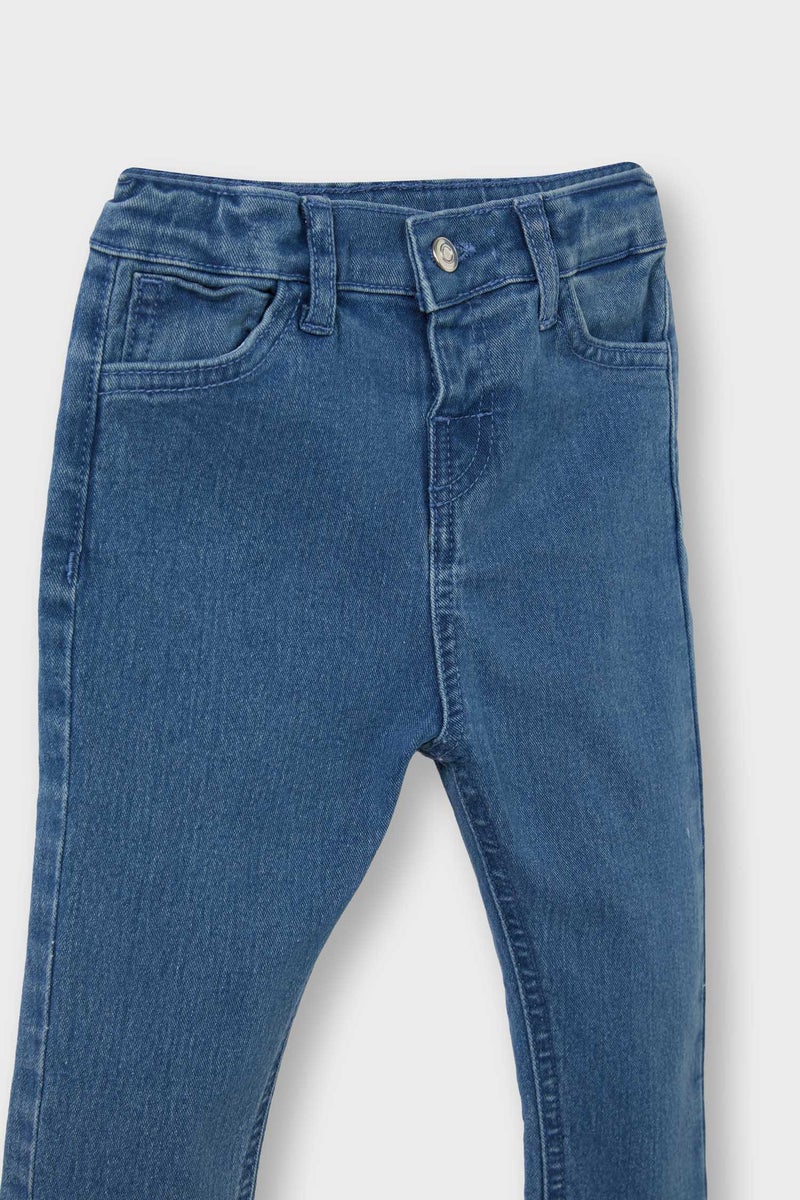 ديفاكتو بنطلون جينز بيبي اولادي قصة عادية بجيب - Image 4