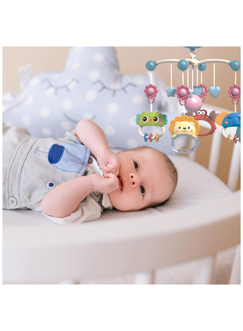 YelaJoy Baby Crib Mobile Toy, Hanging Rotating Rattles Crib Toy with Projector, Baby Crib Mobile with Music and Lights, Baby Crib Toys for Boys and Girls - Image 5