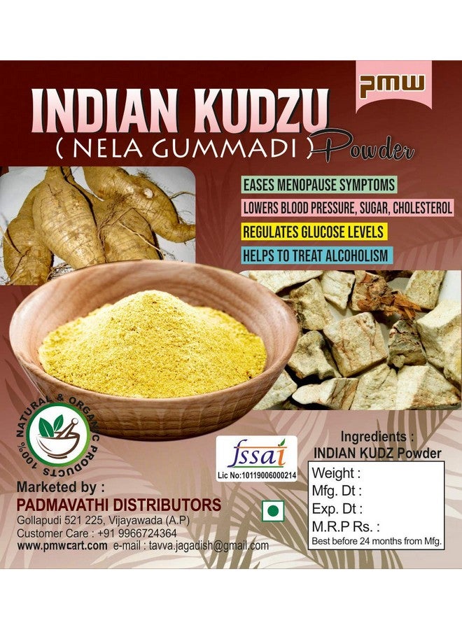 Pmw - New Jar Pack - Indian Kudzu - Vidari Kanda - Nela Gummadi - Pueraria Tuberosa - 100g - Image 2