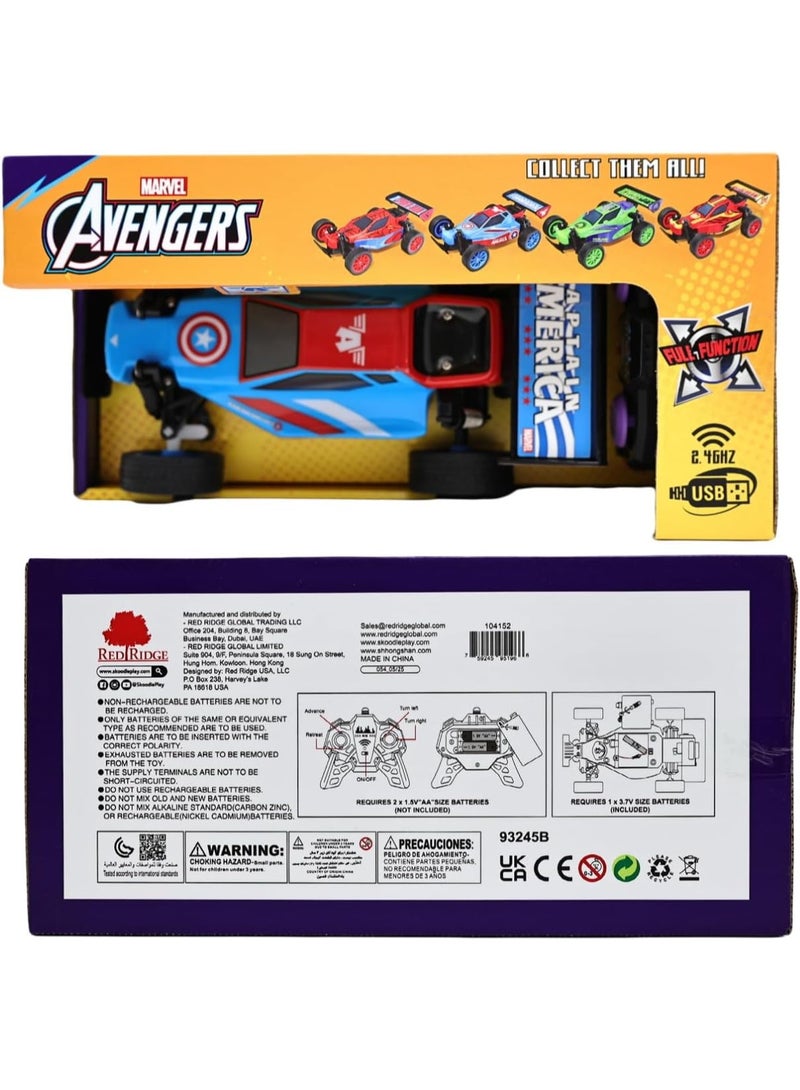 Captain America سيارة مارفل كابتن أمريكا إنفيرنو جي تي بليزر سي بي: 8 للتحكم عن بعد (104152) - Image 4