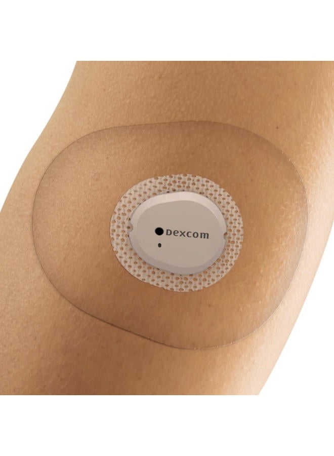 FixiC – Adhesive Patches for G7 & Stelo – 25 Pack Premium Waterproof Adhesive Patches – Pre-Cut Back Paper – Adhesive Patch for G7 – Long Fixation! (Transparent) - Image 1