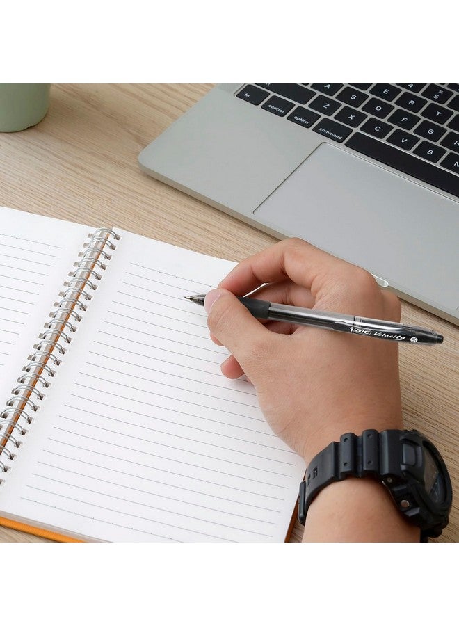 BIC VLGBP41-Blu Velocity Bold Retractable Ball Pen, Bold Point (1.6mm), Blue, 4-Count - Image 2