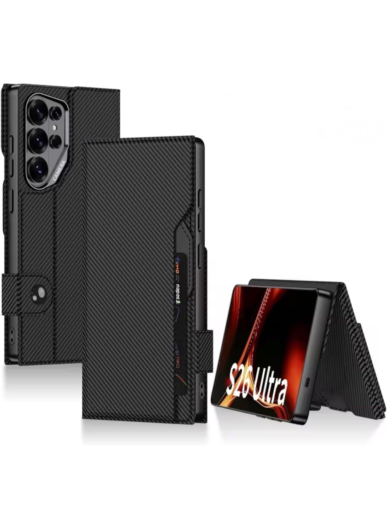 fekra Fekra Wallet Case For Samsung Galaxy S26 Ultra ZED061D4090F95810F15BZ