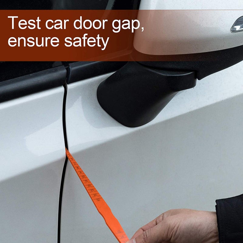 Car Panel Alignment Gauge Tool with Orange Gauge Black Scales for Body Positioning Measurement - Image 4