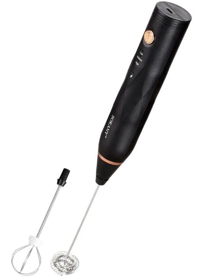 سوكاني خلاط يدوي سوكاني بمنفذ USB مع مضرب بيض 30 W Sk-201A متعدد الألوان - Image 3