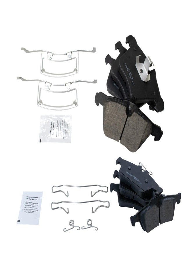 تي آر كيو وسادات فرامل TRQ سيراميك متوافقة مع سيارات جاكوار التالية: S-Type (2006-2008)، Super V8 (2005-2009)، XF (2009-2015)، XJ وXJR (2011-2016)، XK (2010-2015)، وXKR (2007-2009). - Image 3