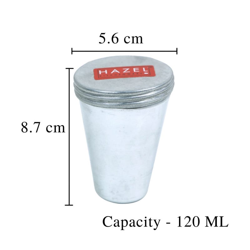 Hazel Aluminium Kulfi Moulds Set of 12 with Lid | Homemade Kulfi Moulds Set Medium Size |Reusable Popsicle Ice Cream Mould DIY Kit - Image 4