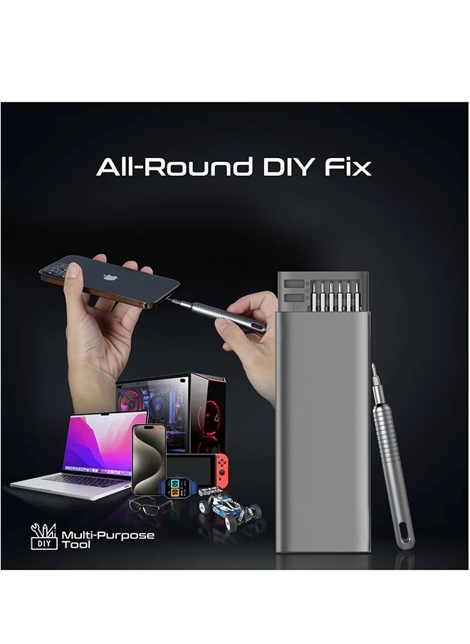 Bukela - Screwdriver Set, Premium 51-in-1 Aluminum Alloy Precision Screwdriver Kit with 48 S2 Steel Bits, Anodic Oxidation, Magnetic Storage Box, Pop-up Case and Durable Construction - Image 1