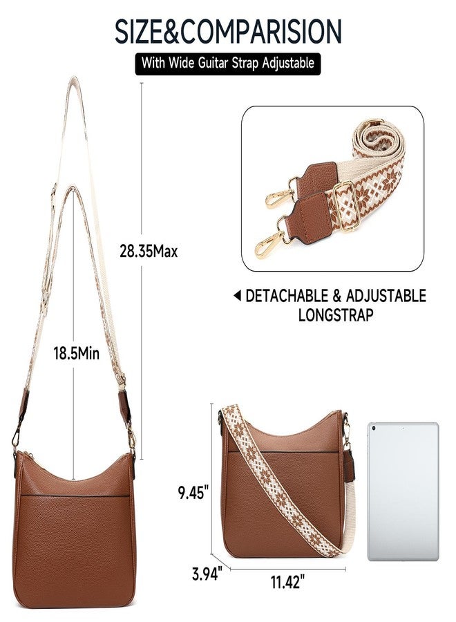 FALAN MULE Leather Crossbody Bags for Women Trendy Hobo Purses Shoulder Handbags - Image 3