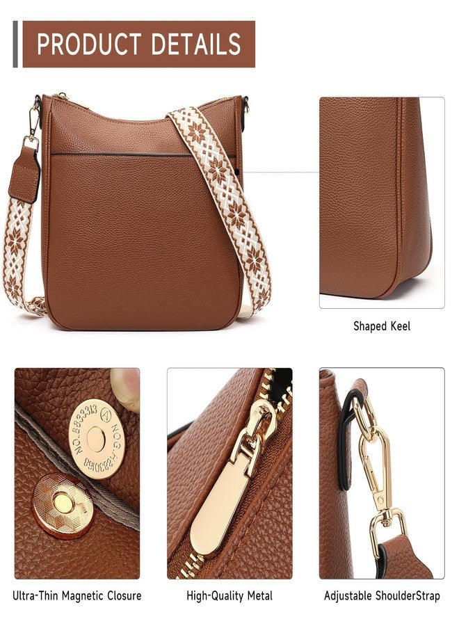 FALAN MULE Leather Crossbody Bags for Women Trendy Hobo Purses Shoulder Handbags - Image 5