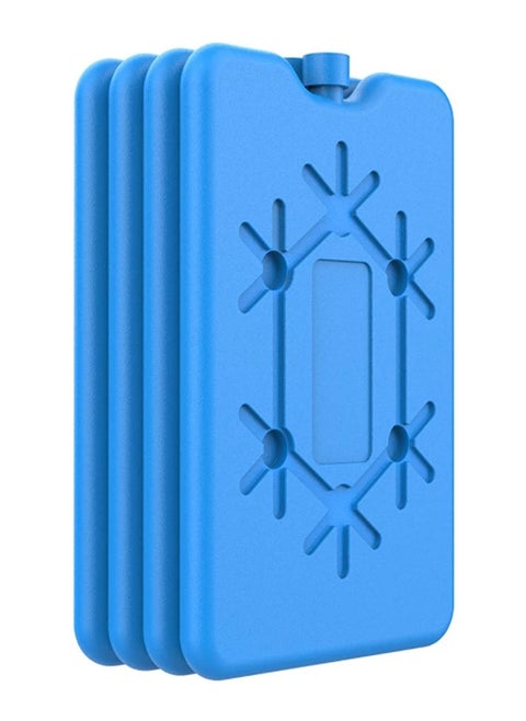 4 Pcs Ice Packs for Lunch Box, Reusable Ultra Thin Freezer Packs, Long Lasting for Coolers, Cooler Bag for Work, School, Picnic. Keep Food Fresh, Lightweight Design for Easy Carrying (Blue)