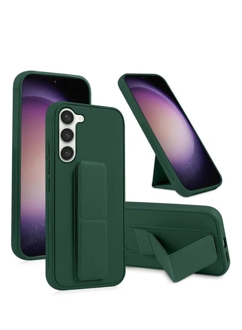 MIGOFAST Samsung Galaxy A55 Case Cover Magnetic Car Mount Kickstand Holder Premium Silicone Vertical Horizontal Hand Strap For Samsung Galaxy A55 - Image 1