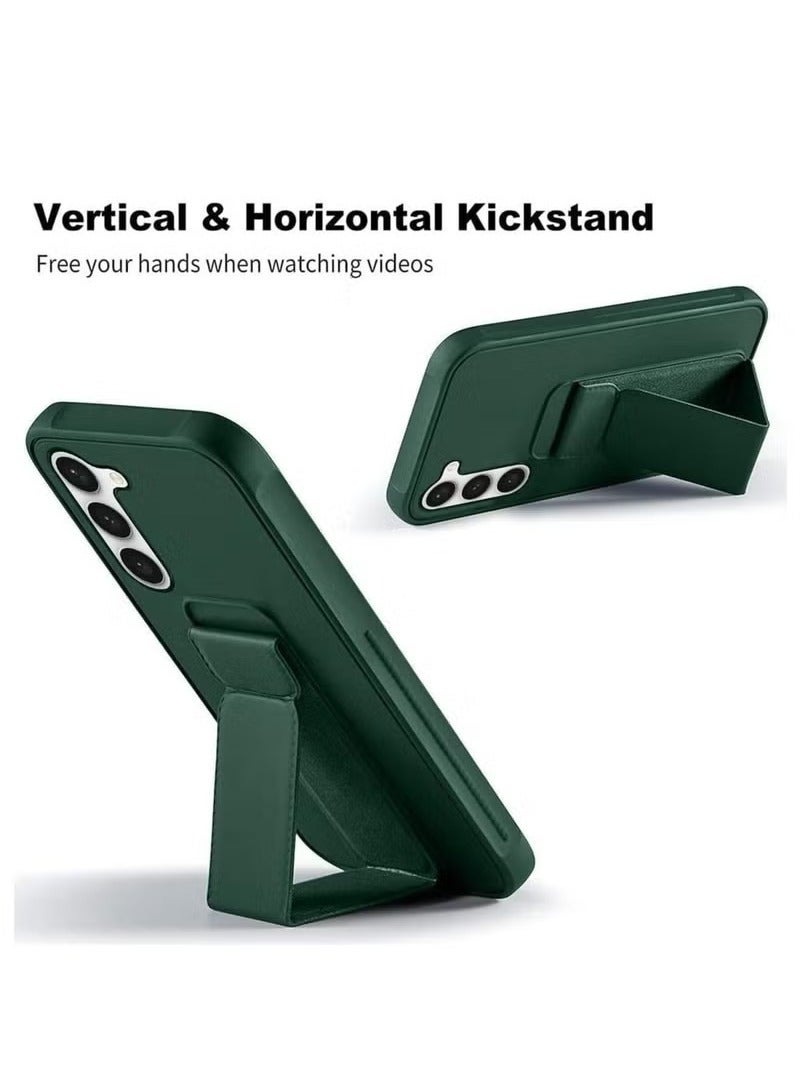 MIGOFAST Samsung Galaxy A55 Case Cover Magnetic Car Mount Kickstand Holder Premium Silicone Vertical Horizontal Hand Strap For Samsung Galaxy A55 - Image 3