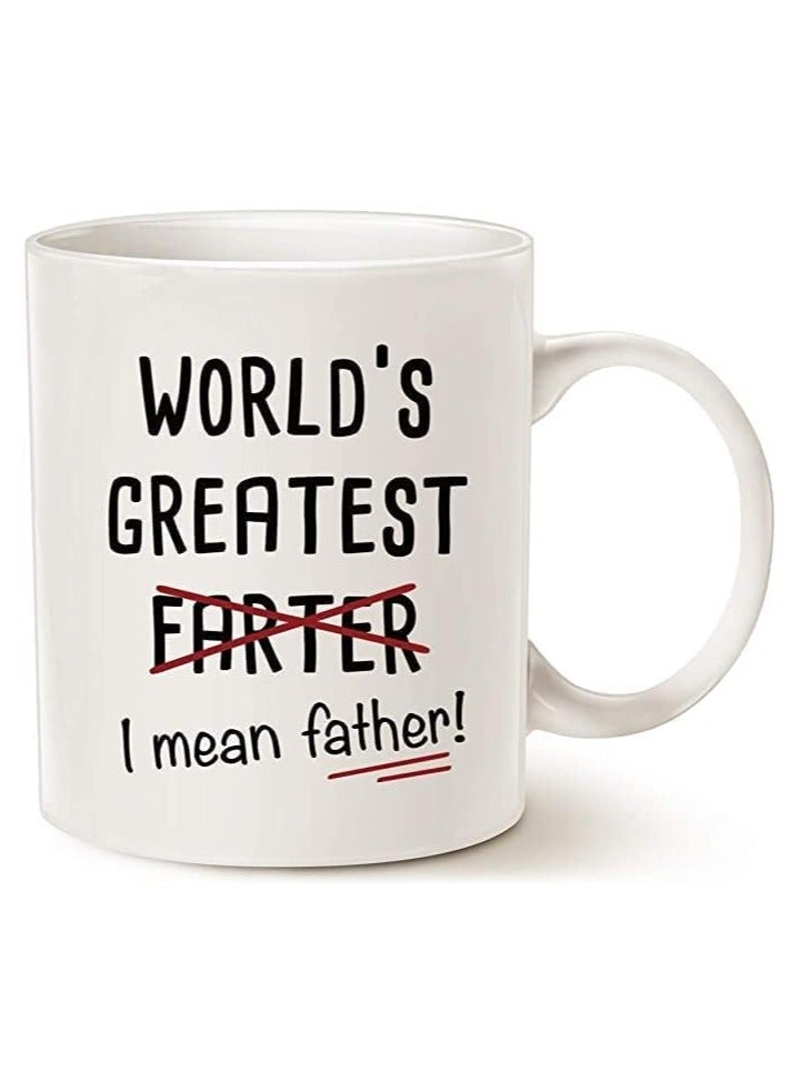 PRINTSHOP4ME Best Dad Coffee Mug,World's Greatest,Best Cute Birthday Gifts For Dad Cup - Image 2