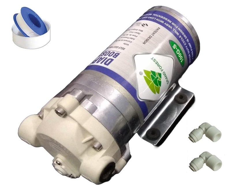 BIOTIC WATER BIOTIC WATER RO Motor Pump 100 GPD Original Grand Forest 24V DC Noiseless Copper Winding Corrosion Resistant RO Booster Pump Compatible with All Brands of Water Purifier - Image 1