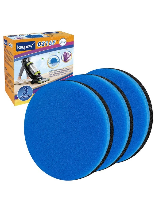 KEEPOW Febreze Vacuum Filter Compatible with Bissell Cleanview & PowerGlide Pet Vacuum, 3 Pack, Part #12141 - Image 1