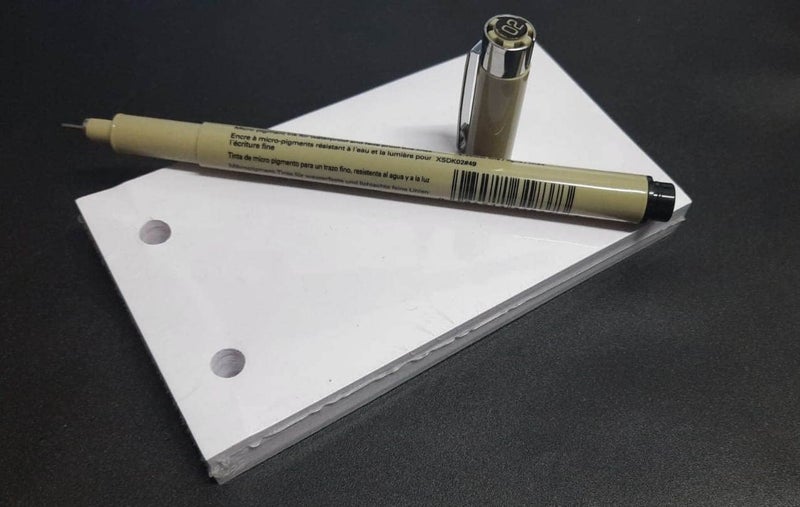 Imprint Blank Flip Book Paper/Cards | Predrilled |70 Sheets | 2.5X4.5 Inches | Pack of 1 with 2 Extra Screws| White - Image 4