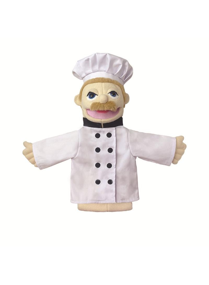 general 1 Pcs Cook Occupation Professional Figurine Role Playing Parent-Child Interaction Toy Family Companionship Plush Doll Figurine Toy Hand Puppet - Image 1