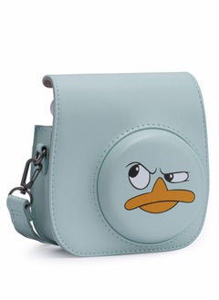 SYOSI SYOSI PU Leather Camera Case for Fujifilm Instax Mini 11, with Adjustable Strap and Pocket (Angry Duck)  - Image 1