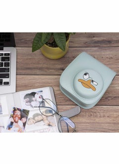 SYOSI SYOSI PU Leather Camera Case for Fujifilm Instax Mini 11, with Adjustable Strap and Pocket (Angry Duck)  - Image 4