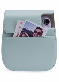 SYOSI SYOSI PU Leather Camera Case for Fujifilm Instax Mini 11, with Adjustable Strap and Pocket (Angry Duck)  - Image 3