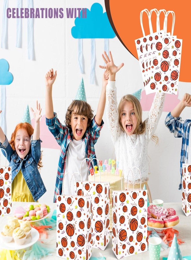 شيندل مجموعة شيندل من 16 كيس هدايا، 5.5 بوصة × 2.8 بوصة × 8 بوصة، أكياس هدايا لحفلات كرة السلة مع مقابض، مناسبة لحفلات أعياد الميلاد ذات الطابع الرياضي. - Image 4