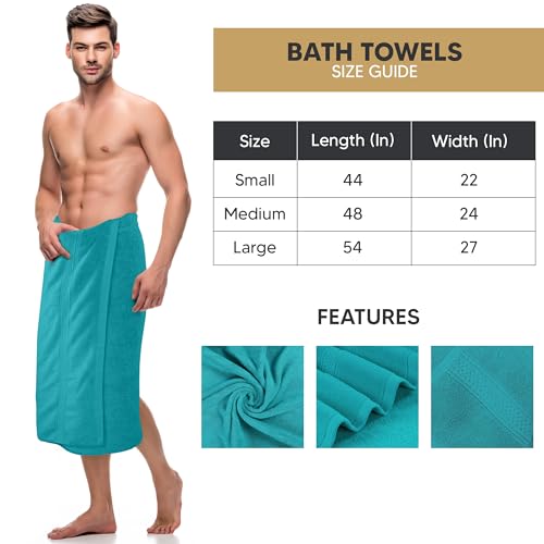 Utopia Towels 4 Pack Premium Bath Towels Set, 27 by 54 Inches, 100% Ring Spun Cotton 600GSM, Lightweight and Highly Absorbent Quick Drying Towels, Perfect for Daily Use, Turquoise - Image 2