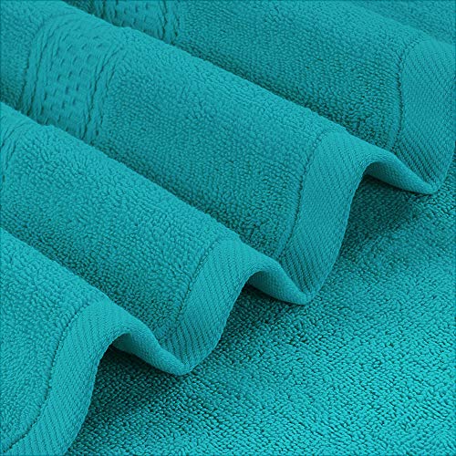 Utopia Towels 4 Pack Premium Bath Towels Set, 27 by 54 Inches, 100% Ring Spun Cotton 600GSM, Lightweight and Highly Absorbent Quick Drying Towels, Perfect for Daily Use, Turquoise - Image 3