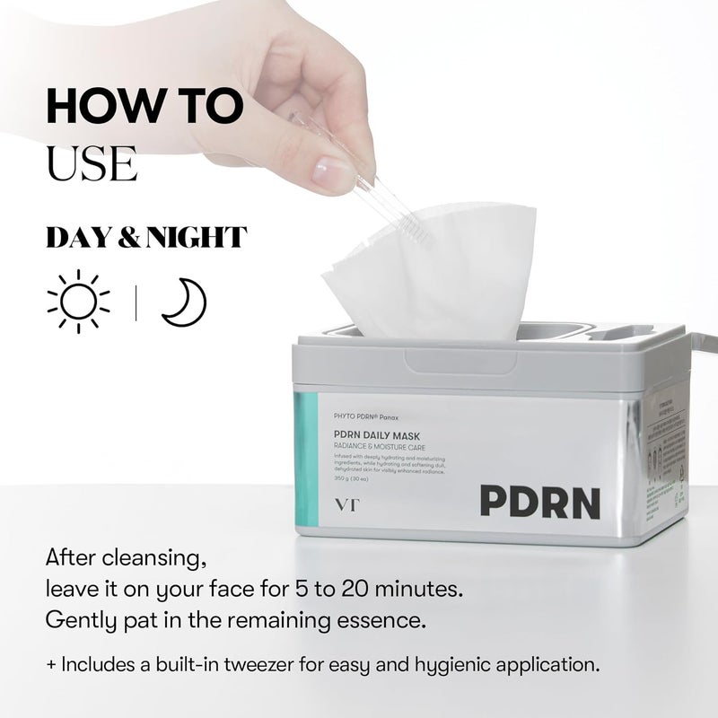 VT COSMETICS PDRN Daily Mask - 30 Sheets - Image 5