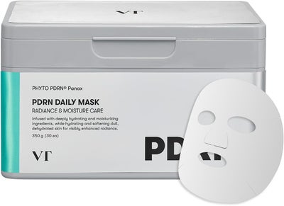 VT COSMETICS PDRN Daily Mask 30 Sheets, Vegan PDRN for Skin Restoration & Radiance, Hydrating & Moisturizing, Anti