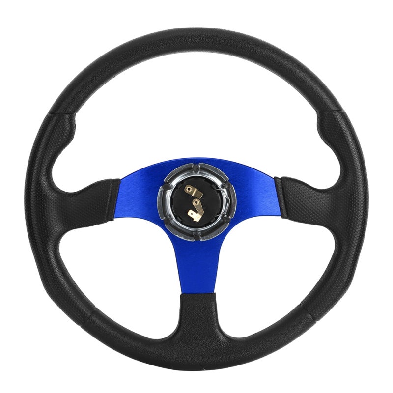 14in Steering Wheel: High-Quality PU And Aluminum Alloy Material - Lightweight Comfortable Grip Sport Steering Wheel For Car Interior Upgrade - Image 5