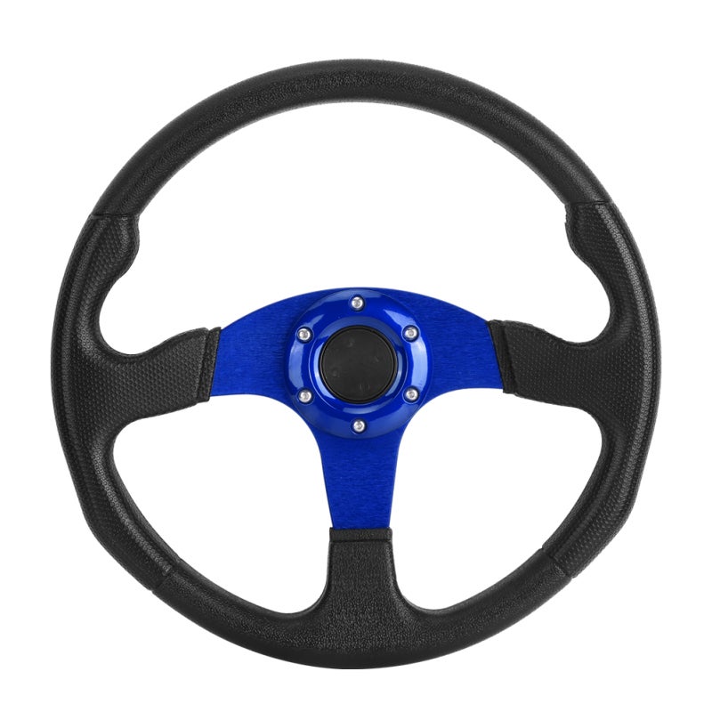 14in Steering Wheel: High-Quality PU And Aluminum Alloy Material - Lightweight Comfortable Grip Sport Steering Wheel For Car Interior Upgrade - Image 2