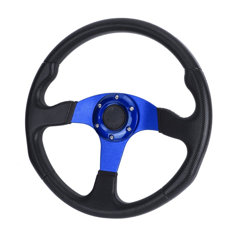 14in Steering Wheel: High-Quality PU And Aluminum Alloy Material - Lightweight Comfortable Grip Sport Steering Wheel For Car Interior Upgrade - Image 4