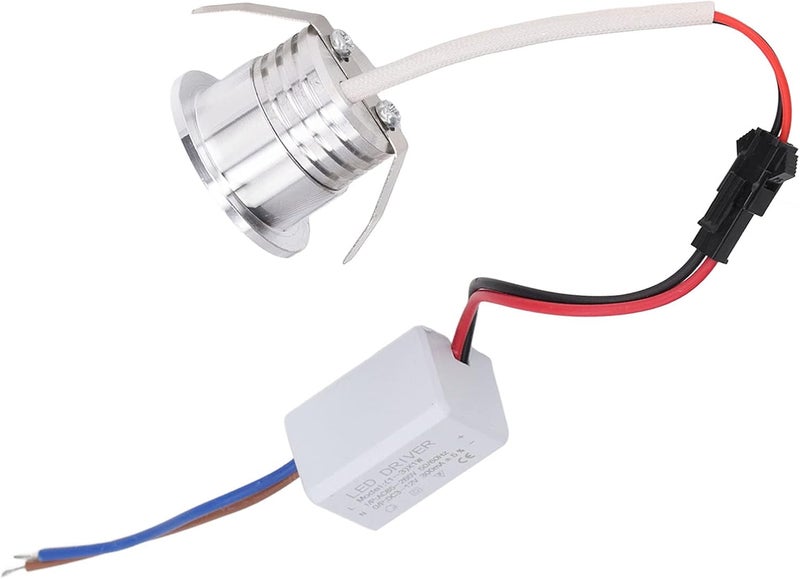 تصميم أنيق متعدد مصباح Drfeify Mini COB سبوت لايت مع تبديد حراري فعال، إضاءة LED مدمجة في السقف بقدرة 3 واط لغرفة المعيشة الداخلية، من الألومنيوم الفضي (ضوء أبيض ساطع 6000 كلفن) - Image 1