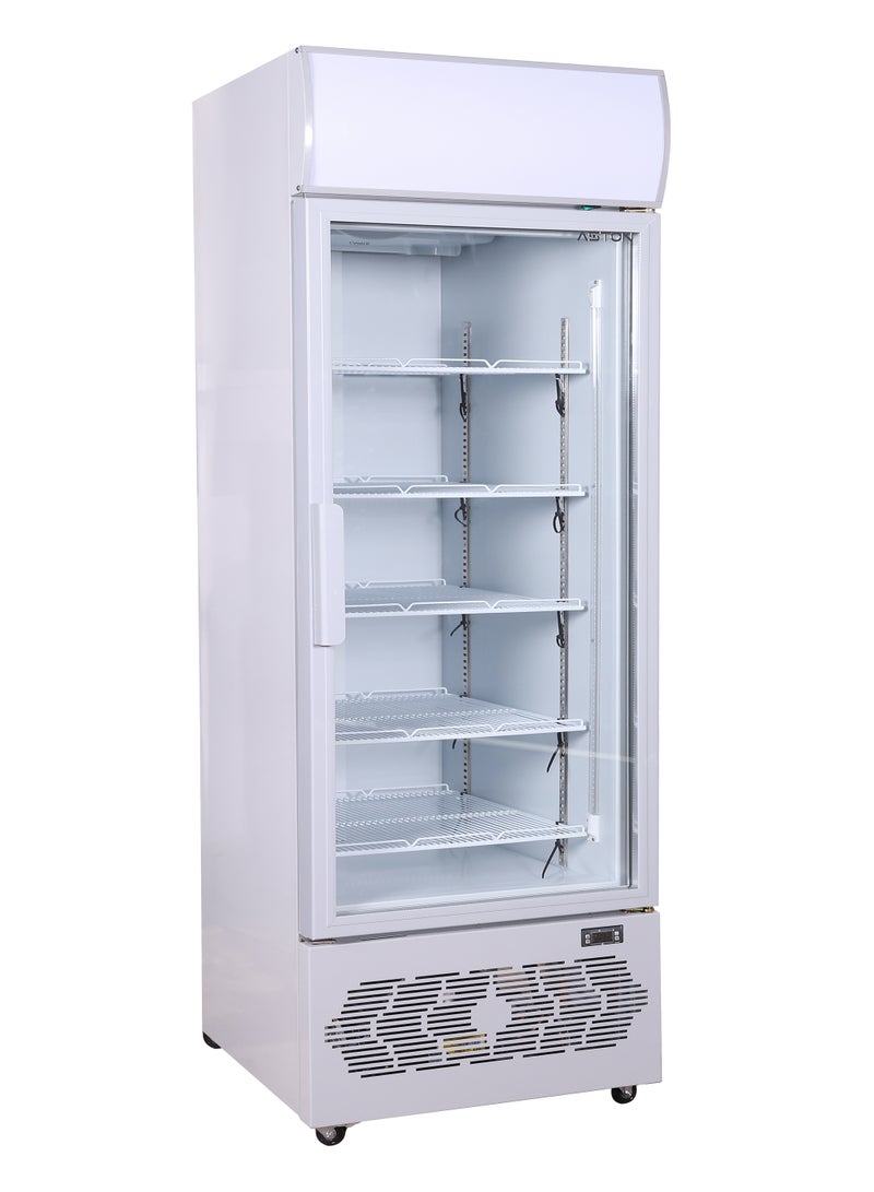 Aston Showcase Refrigerator Single Door, For, 530L, 18.7Cu.Ft, Grey - AS550-IC6-S